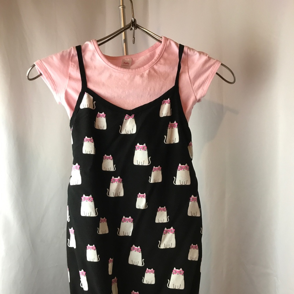 Girls Justice  sundress with separate cropped tee